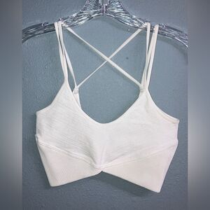 Free people movement White Strappy bralette XS/S